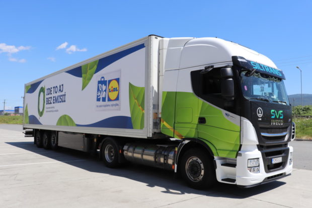 Ide to aj bez emisii, Lidl s ekologickou logistikou