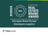 Spoločnosť Prologis získala ocenenie Best European Developer Brand
