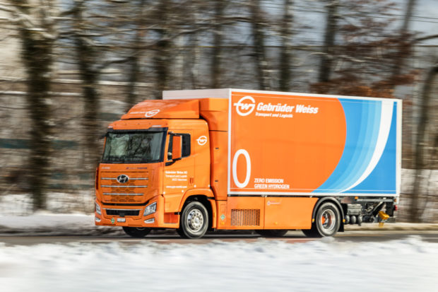 Gebrüder Weiss testuje svoj prvý vodíkový nákladný automobil