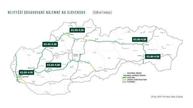 Slovensko je pre logistických nájomcov stále atraktívne