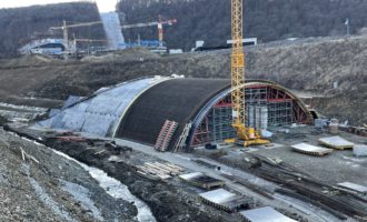 V tuneli Bikoš sú práce hotové na 75 percent