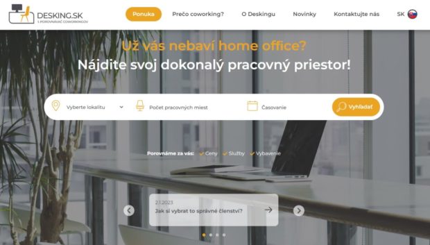 Záujemcovia o flexibilné priestory môžu využiť prvý porovnávač coworkingov