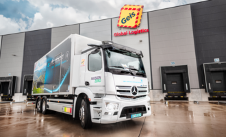 Geis otestoval na Slovensku e-truck a ušetril takmer dve tony emisií